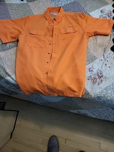 Habit Angelhemd belüftet. Herren Größe M Orange Kurzarm LSF 40+ A8 - Bild 1 von 9
