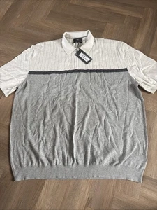 Polo lunga Marks and Spencer in cotone ricco manica corta taglia 4XL - Foto 1 di 10