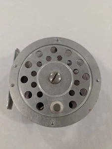 Mulinello a mosca Bronson Royal 360 argento mulinello vintage pesca a mosca - Foto 1 di 4