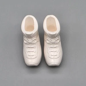VINTAGE 90'S BARBIE SHOES WHITE SNEAKERS STAMPERS HEELS DOLL TENNIS SHOES - Picture 1 of 8