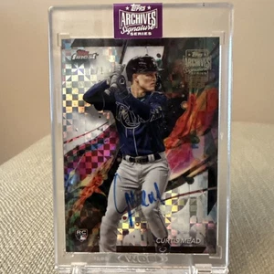2025 Topps Archives Signature Curtis Mead Finest RC Auto #1/1 - Picture 1 of 5