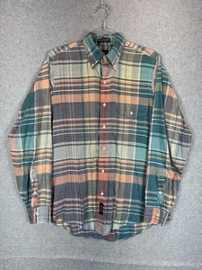 Gant Shirt Mens Medium Multicolor Plaid Authentic Indian Madras Cotton Casual - Picture 1 of 11