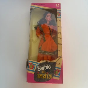 Vintage "Barbie in India" Mattel Barbie Puppe Box beschädigt Neu in OVP - Bild 1 von 8