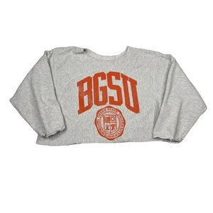 Champion Reverse Weave Bowling Green BGSU Cropped Sweatshirt FLAW grau L/XL - Bild 1 von 6