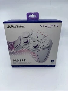 PDP Victrix Pro BFG Wireless Gaming Controller for PS5, PS4, PC, White - Picture 1 of 5