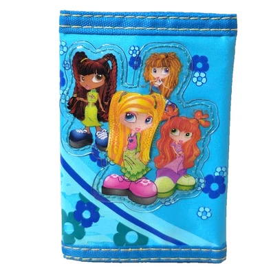 NEW WITH TAG 2002 DIVA STARZ  BLUE MATTEL TRIFOLD WALLET 3-1/2" 4-1/2" - Image 1 of 2