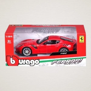 BBURAGO RACE & PLAY FERRARI F12TDF DIECAST RED 1:24 SCALE NEW IN BOX - Picture 1 of 8
