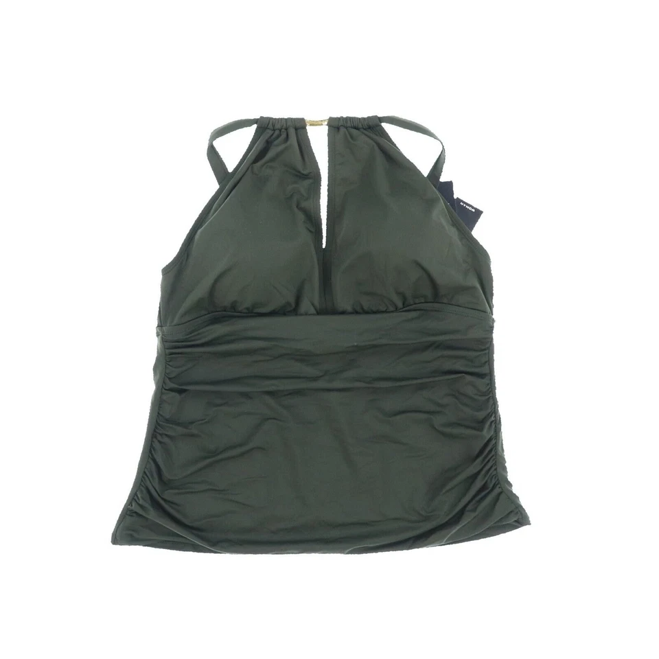 Terno de banho Lauren Ralph Lauren feminino plus size regata gola alta novo - Imagem 1 de 1