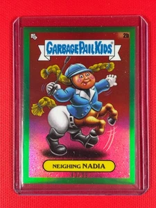 2024 Topps Garbage Pail Kids Series 7 - Contests - #2b Neighing Nadia Green /99 - Picture 1 of 2