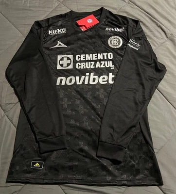 REPLICA PIRMA CRUZ AZUL JERSEY ALTERNATIVO BLACK 25/26 REPLICA MANGA LARGA