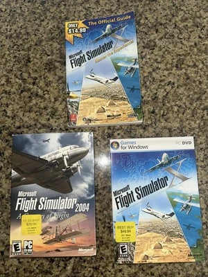 Microsoft Flight Simulator 2004 + Flight Simulator X + Guide Book(X) - PC Combo - Image 1 of 4