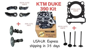 Fit For KTM Duke RC 390 Complete Cylinder Head, Gasket, Rocker Arm & Camshafts - Picture 1 of 9