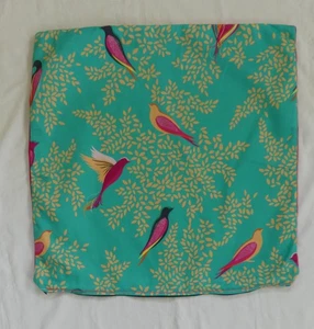 Sara Miller Green Birds Cushion Cover 45 cm x 45 cm - Picture 1 of 2
