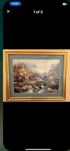 Painting Going Home By J. Lee With Autobiography - Picture 1 of 3