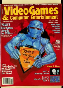 Video Games & Computer Entertainment Magazine (Feb 1990) - Afbeelding 1 van 2