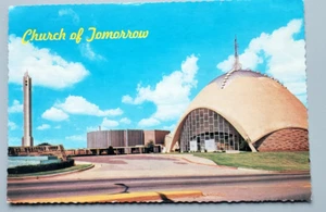 Postal de colección-OKLAHOMA CITY, OK "Iglesia del Mañana. Primera Iglesia Cristiana - Imagen 1 de 2