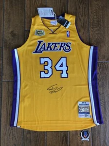 Shaquille O'Neal Signed Mitchell Ness 1999-00 Authentic Jersey Beckett Witnessed - Picture 1 of 9