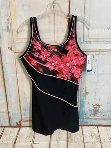 Zoke Karrack Rash Guard One Piece Swimsuit Pool Aerobics Womens Size 5XL - Picture 1 of 10