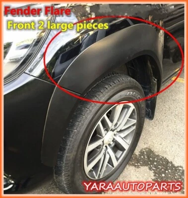 FENDER FLARES WHEEL ARCHES suitable for Hilux M70 M80 15-18 Front 2 Large pcs - Image 1 of 2