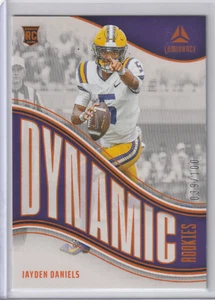 2024 Panini Luminance JAYDEN DANIELS #/100 RC Orange SP Washington Commanders - Picture 1 of 2