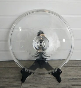 Vintage PYREX Glass Cover for a Casserole Dish or Crock Pot, 7 7/8" id, 9" od - Picture 1 of 1