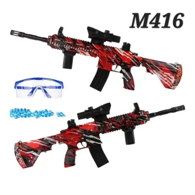Gel Blaster Gun M416 elektrische Wasserkugel Spielzeug pistole +10000 Gel, 7,4 V - Bild 1 von 4