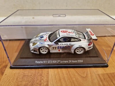 EBBRO 1/43 Classico Porsche 911 GT3 Rsr 2ND Le Mans 24 Ore 2004 #77 Car Ref 600 - Immagine 1 di 4