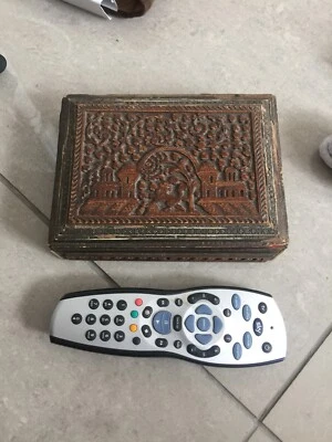 Vintage Chines Oriental Carved Box - Image 1 of 4