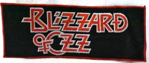OZZY - BLIZZARD Of OZZ - UNUSED VINTAGE BACK PATCH - 10” x 4” - 1980 - Picture 1 of 2