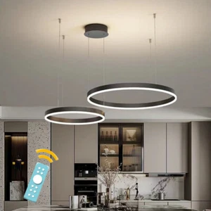 LED Dimmable Chandelier Lighting Kitchen Pendant Light Bedroom Ceiling Lights - Picture 1 of 7