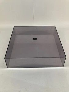 Vintage Turntable Dust Cover Unknown Make 14 7/8”x  14 3/4x 4 1/8+” - Picture 1 of 11