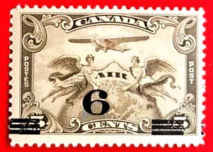 Canada Stamp C3 Air Mail Surcharged Stamp MLH FVF - Picture 1 of 1