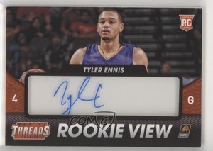 2014-15 Panini Threads Rookie View Auto Tyler Ennis #15 Rookie Auto RC