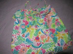 euc Gap Kids tropical bird sun top girls XS ~ 6 free ship USA - Picture 1 of 2