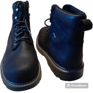 Wolverine Impermeable Hombre Bota de Trabajo Negra Talla 9.5 bacalao/1036 NUEVA - Imagen 1 de 16