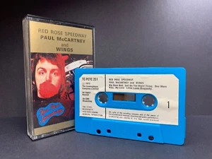 Paul McCartney RED ROSE SPEEDWAY Cassette **SCARCE BLUE SHELL/GOLD TOP** 1973 - Picture 1 of 9