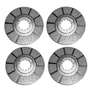 Set of 4 New Brake Discs Fits Massey Ferguson 135, 150, 165, 175, 180, Super 90 - Picture 1 of 5