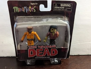 "The Walking Dead" Minimates Series 3, "Riot Dexter & Dreadlock Zomibie" - NEW - Foto 1 di 9