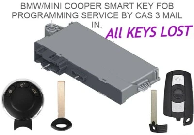 BMW/MINI COOPER CAS3 ALL KEYS LOST KEY PROGRAMMING MAIL IN SERVICE! - Image 1 of 4