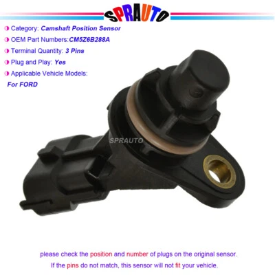 Sensor de posición del árbol de levas para Ford EcoSport Focus Fiesta PC1023 CM5Z6B288A EC0262 Foto 1 de 4