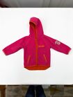 Vintage Y2K Baby Gap Toddler Girls Size 18-24 Month Pink Full Zip Fleece Hoodie