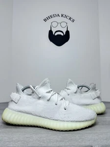 Size 9.5 - Adidas Yeezy Boost 350 V2 Low Cream White Triple White CP9366 - Picture 1 of 14