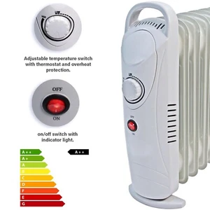 Silvercrest 650w Mini portable electric oil filled radiator Boxed Brand - Picture 1 of 6