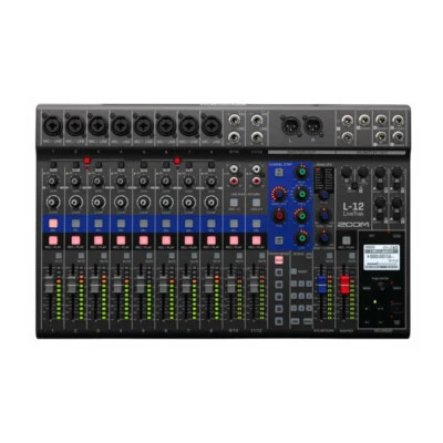 Zoom LiveTrak L-12 12-Channel Digital Mixer and Multitrack Recorder - Image 1 of 4