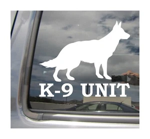 K-9 Unit German Shepherd K9 Police Dog Handler Vinyl Decal Window Sticker 01729 - Picture 1 of 2