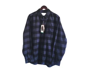 Elmwood Plaid Flannel Men Shirt Button Up Long SL Weatherproof Garment Co XL NEW - Imagen 1 de 6