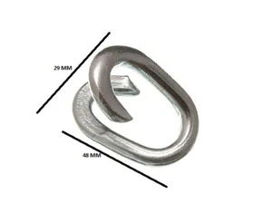 Reparación De Cercas De Cadena 7Mm 9/32 Resistente A La Intemperie ZP - Imagen 1 de 1