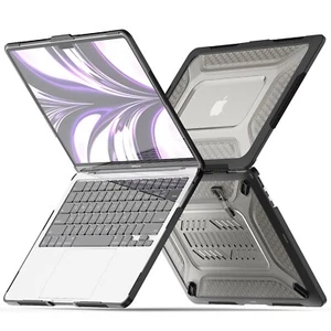 For MacBook Air Pro 13.6 14 15 16" M1-M4 Shockproof Hard Shell Case Cover Bag - Picture 1 of 17