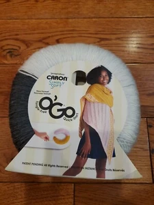 Caron Simply Soft O'Go Quick Start Graphite/white soft yarn - Picture 1 of 3