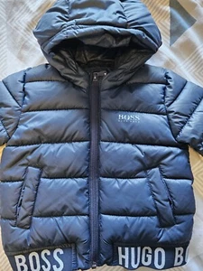 Toddler Hugo Boss padded coat size 12-18m - Picture 1 of 8